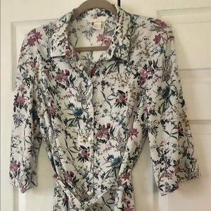 Floral HM shirt dress